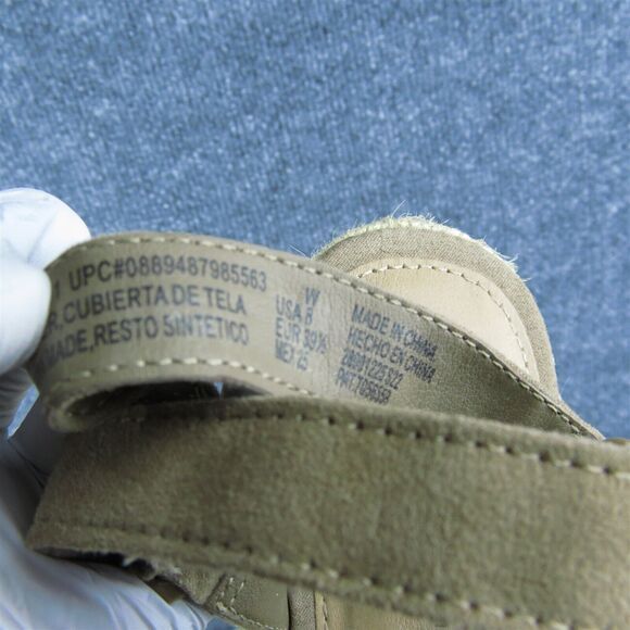 Time And Tru‎ Women Strappy Sandal Shoes Size 8 Medium Brown Synthetic - Picture 7 of 10